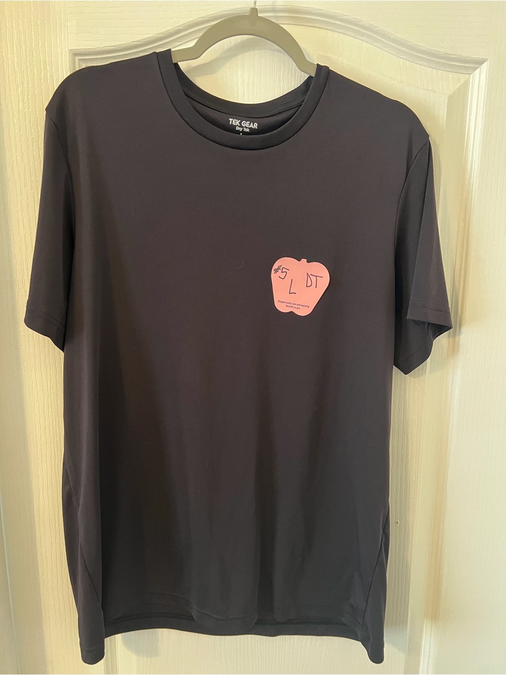 tek gear Men's Short Sleeve Athletic T-Shirt in Black